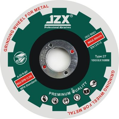 T27 4X1 / 4X7 / 8 EN12413 Avuç Taşlama Makineleri İçin Metal Kesme Diskleri