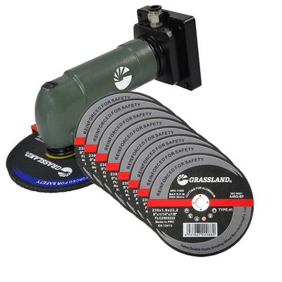 230 X 1.9 X 22.23mm 9 İnç Açılı Taşlama Diskleri Siyah Aşındırıcı Alüminyum Oksit