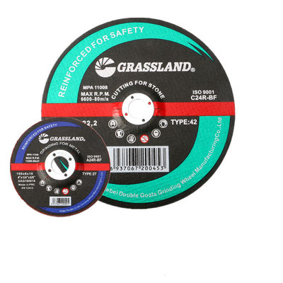 4in 100mm X 6.0mm X 16mm Metal İçin Gümrüklü Aşındırıcı Taşlama Taşları