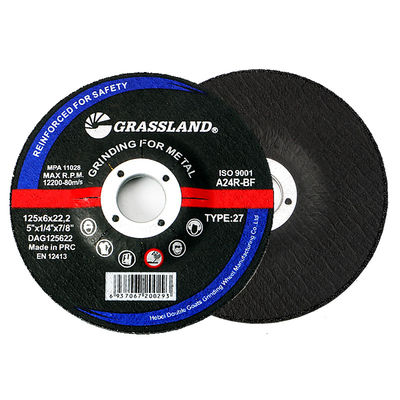 Aşındırıcı 125 X 6.0 X 22.23mm Çapaksız Metal Taşlama Diskleri
