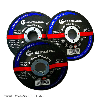 5&quot; Metal 125 X 6 X 22.23mm Zımpara Taşlı Taş Tip 27