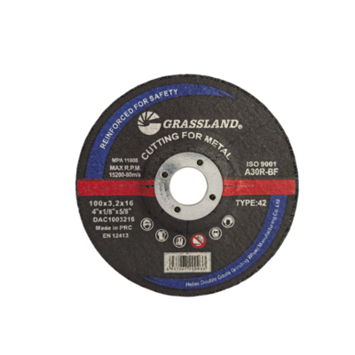 4" 100mm X 3.2mm X 16mm Paslanmaz Çelik Kesme Diskleri Açılı Taşlama Makinesi Kullanımı alüminyum oksit aşındırıcı tanecik EN 12413