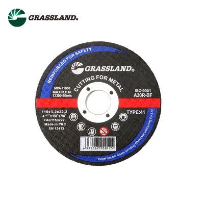 GRASSLAND 4.5" Metal Kesme Diskleri 115mm X 3.0mm X 22.2mm Paslanmaz Çelik'in Kirletici Yoksun Kesimi için
