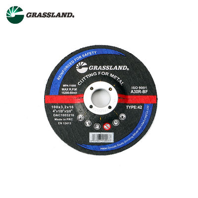 100X3X16mm 4 İnç T42 Depresif Merkez Metal Taşlama Diskleri