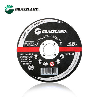 125mm Paslanmaz Çelik İçin Inox Taşlama Diskleri 5 quot x 1/16 quot x 7/8 quot Kesme Diski, Uzun Kesme Ömrü