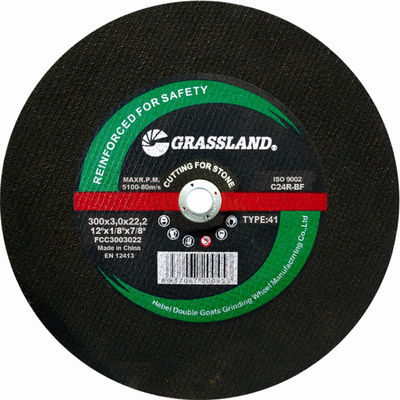 Grassland 300X2.5X22mm Siyah 12 İnç Taş Kesme Diskleri