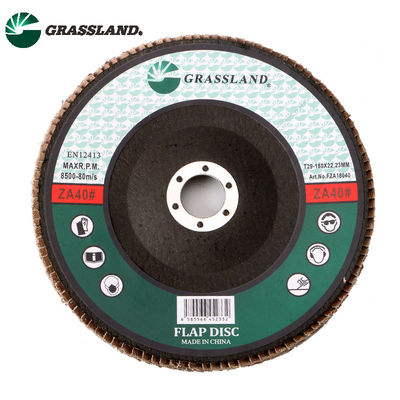 Çayır 7 inç 180mm Zirkonyum Aşındırıcı Flap Disk Tekerleği