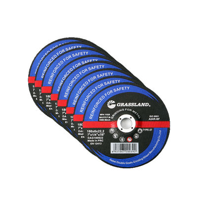 İnce Açılı Taşlama 7 inç 180mm Aşındırıcı Metal Kesme Diskleri