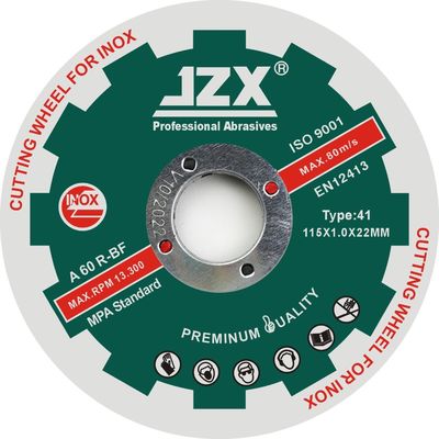 T41 115X1.2X22mm 4.5 &quot;1mm Kalınlıkta Inox Kesme Diski