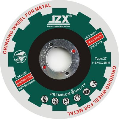 T27-4-1 / 2 "X1 / 4X7 / 8 Korundum Aşındırıcı Taşlama Taşı