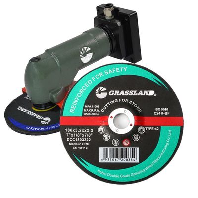 reçine taş kesme diskleri 180mm çapı 3.2mm kalınlığı 22.2mm delik boyutu yüksek hızlı açılı öğütücülerle uyumludur