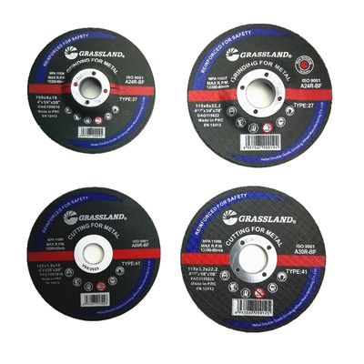 Kesme Aşındırıcı EN12413 Endüstriyel için 4 İnç Metal Kesme Diskleri