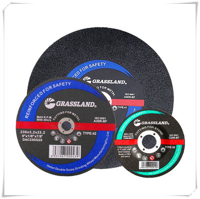 Açılı Taşlama için 9 İnç 230mm X 3mm X 22.23mm Zımpara Diskleri
