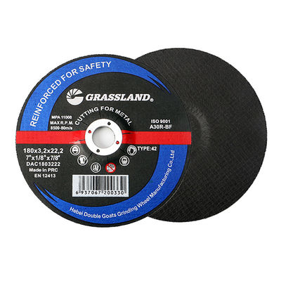 Metal İçin 7 İnç 180x3.0x22.2mm 80m/S Aşındırıcı Kesme Diski