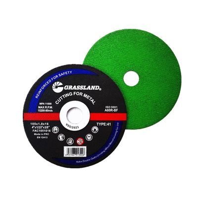 4&quot; 100mm X 1mm X 16mm Paslanmaz Çelik Kesme Diskleri EN 12413 Kullanan Açılı Taşlama Makinesi