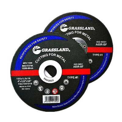 4 İnç Kesme Açılı Taşlama İnce Kesme Diski 4&quot; X 0.40 X 5/8&quot; ISO