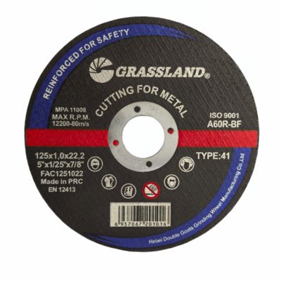 TEMİZ Vibration-Free Kesim için 125mm X 1mm X 22.2mm metal öğütme diskleri